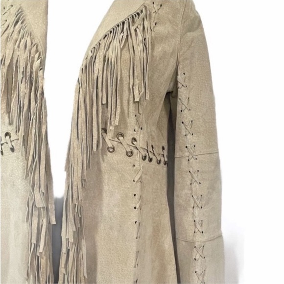 Genuine Leather Fringe Jacket - Picture 3 of 10
